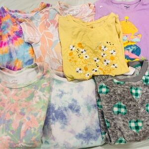 Colorful Graphic and Tie-Dye T-Shirts